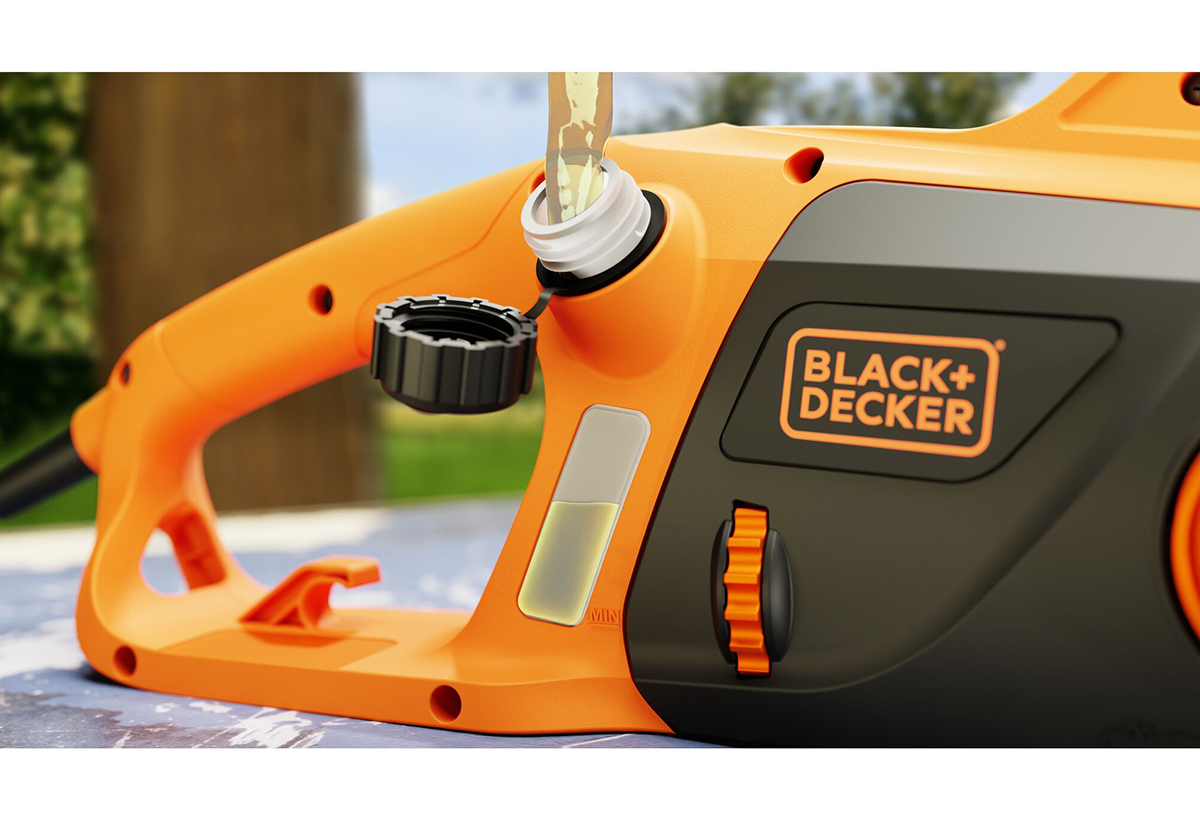 Απεικονίζεται η γέμιση του δοχείου λίπανσης.